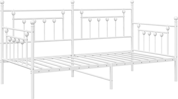 Produktbild VidaXL Tagesbett Weiss 90x200 cm Stahl (90 x 200 cm)