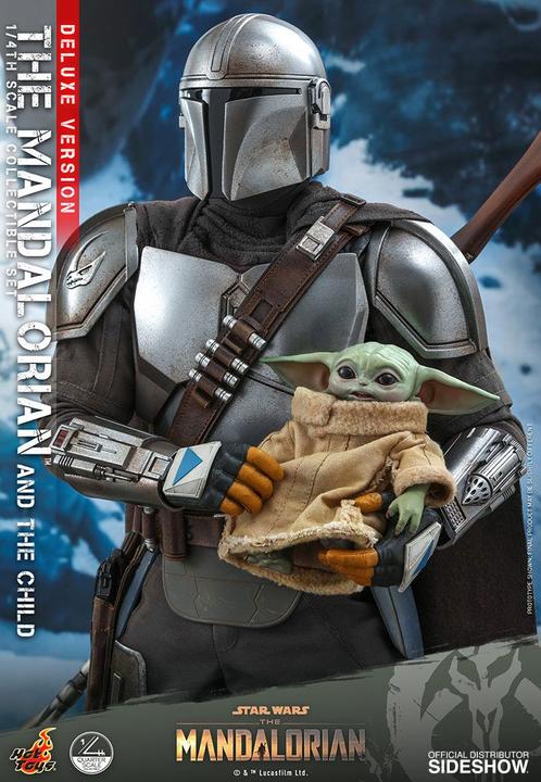 Produktbild Hot Toys Star Wars – The Mandalorian “The Mandalorian & The Child” Deluxe 1/4 Actionfiguren