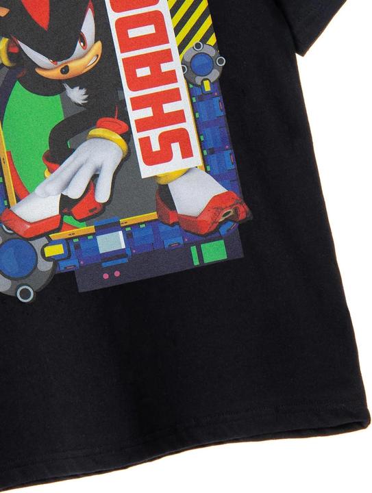 Actual product image Sonic The Hedgehog Boys Shadow Short-Sleeved T-Shirt (146, 152)