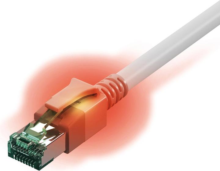 Actual product image Sacon Patch cable (PiMF, CAT6a, 3 m)