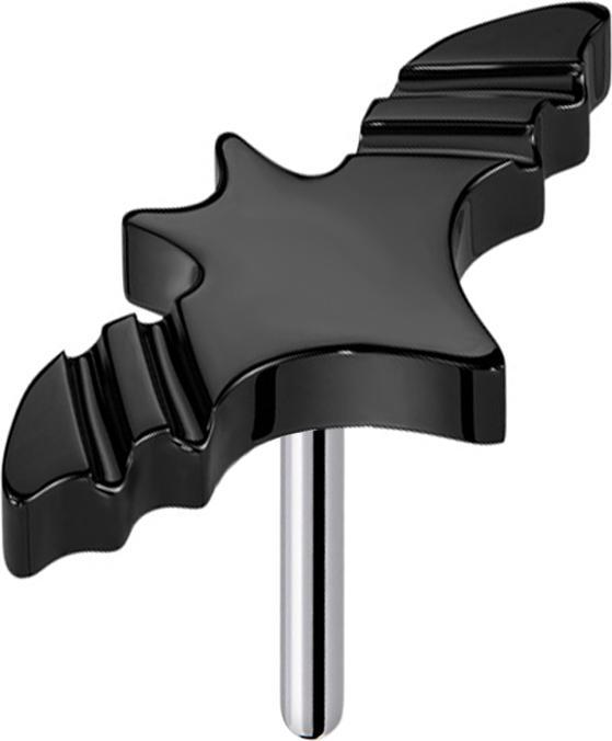 Produktbild Star Piercing Threadless Basic Fledermaus schwarz (ohne Messing, Titan G23)
