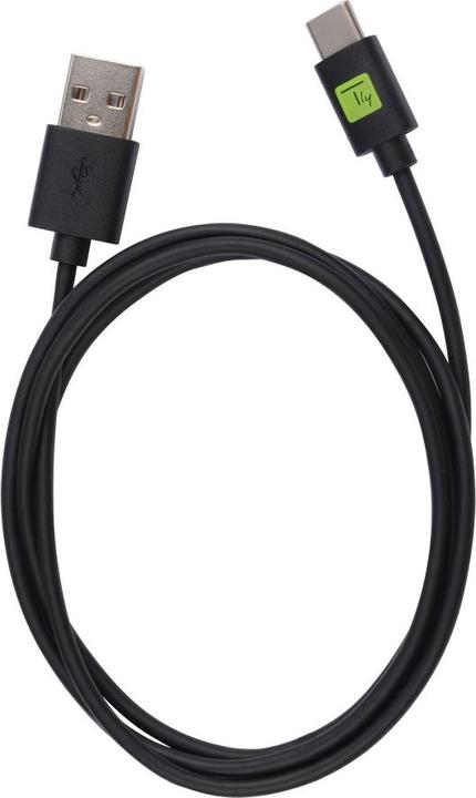 Image du produit Techly Câble USB3.1 mâle type A - mâle USB type C noir 1m (1 m, USB 3.2 Gen 1)