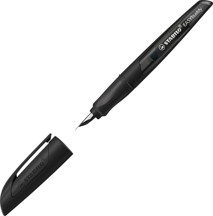 Produktbild STABILO Easybuddy Feder M schwarz/schwarz (Schwarz, 1 x)