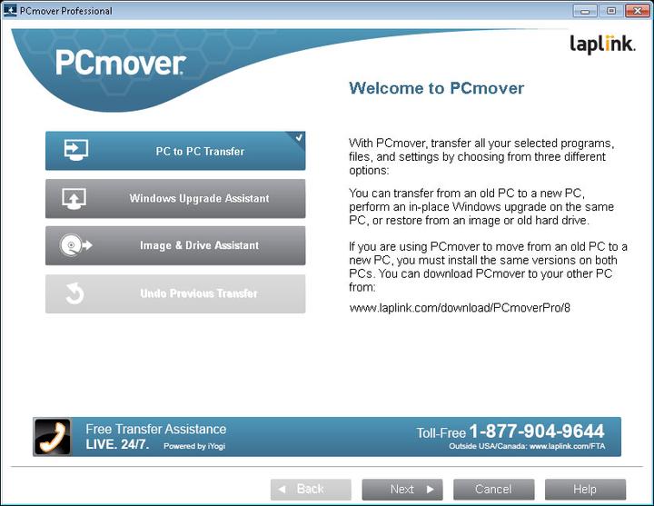 Produktbild PCmover Professional (1 User, unbegrenzt)