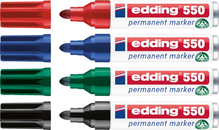 Energy Label Edding 550 (Black, 4 mm, 1 x)
