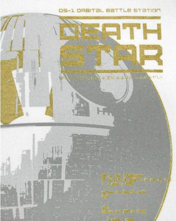 Actual product image Star Wars Womens/Ladies Rogue One Metallic Death Star T-Shirt (L)