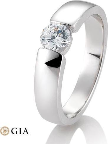 Produktbild Breuning Ring Spann 0,40-0,60 ct. (49, 750/18 K Gold)