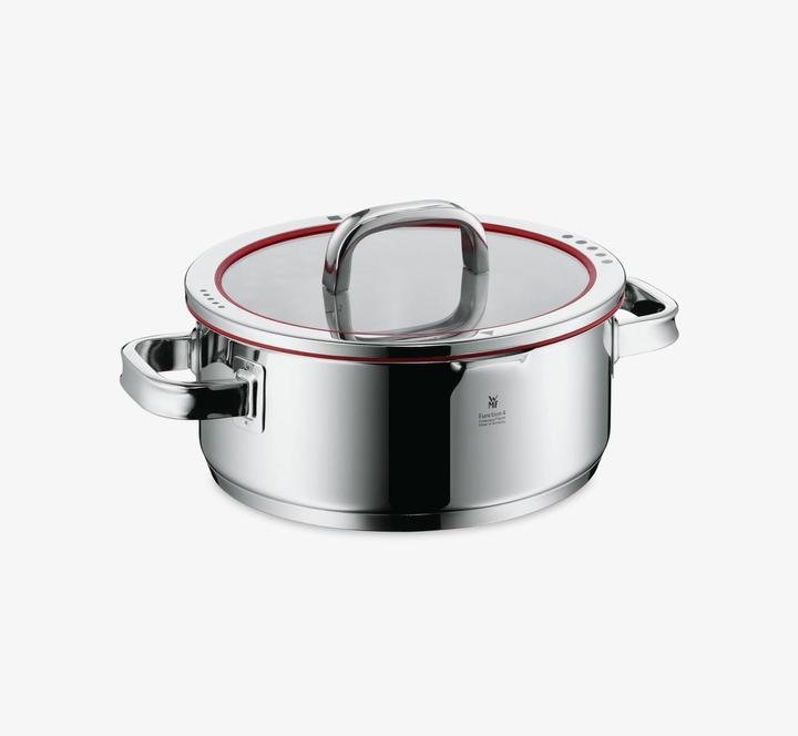 Immagine prodotto WMF Pentola per tostatura Funzione4 (20 cm, Pirofila + casseruola, Acciaio inossidabile)