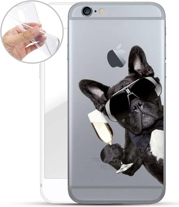Produktbild Finoo Hund mit Sekt von der Seite