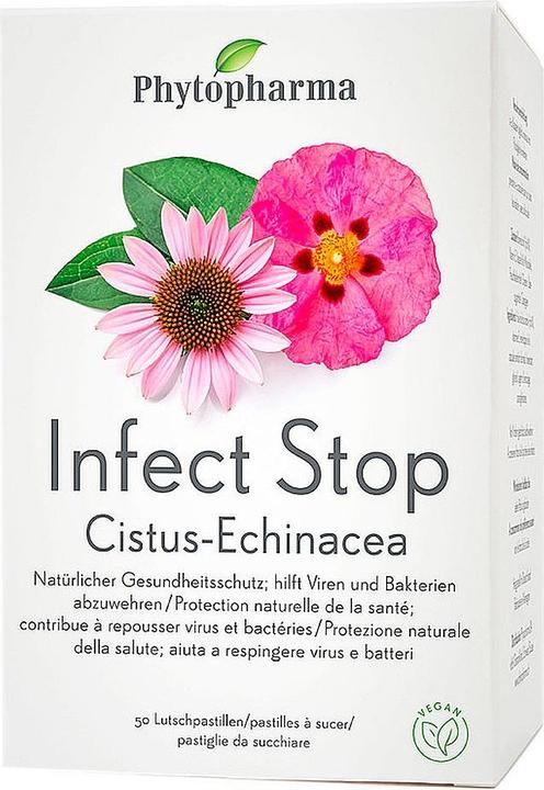 Actual product image Phytopharma Infect Stop Lutschpastillen (50 Piece)