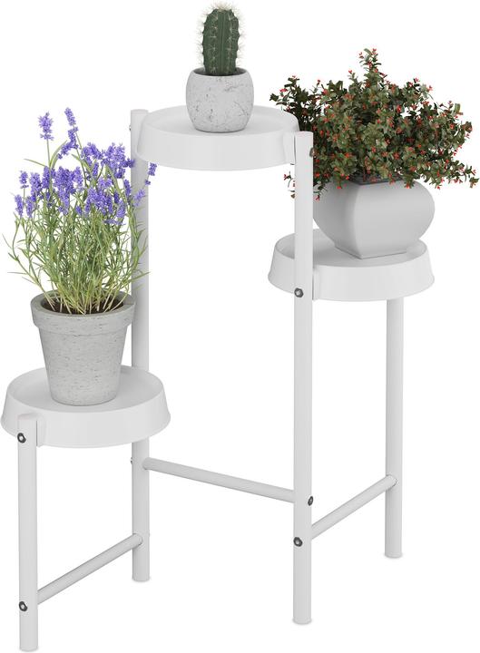 Actual product image Relaxdays Pflanzenständer Metall & Kunststoff