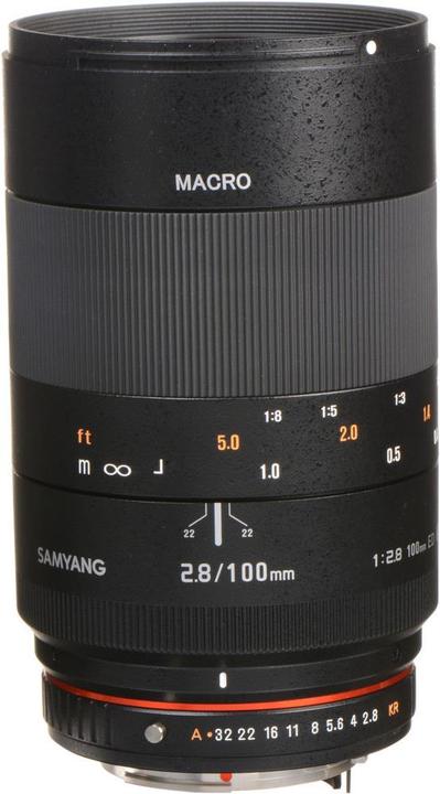 Image du produit Samyang 100mm F2.8 Pentax (Pentax K, Plein format)
