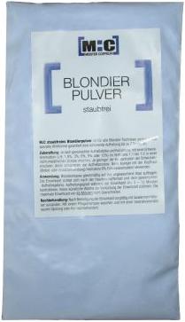 Actual product image Meister Coiffeur M:C Blonding powder 100 g bag (Blond, Blue)