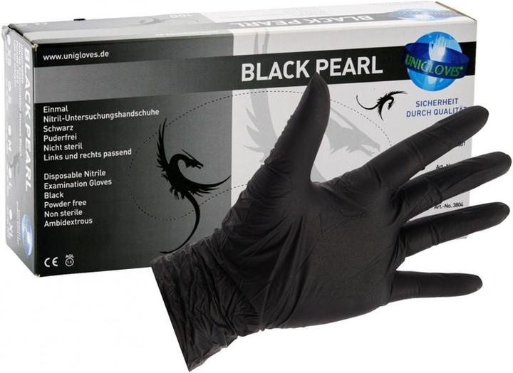 Produktbild Comair Nitrilhandschuhe Black Pearl S sz puderf