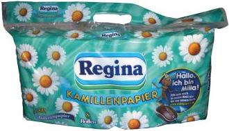 Actual product image Cospharma Toilet paper Regina chamomile 3-ply (8 x)