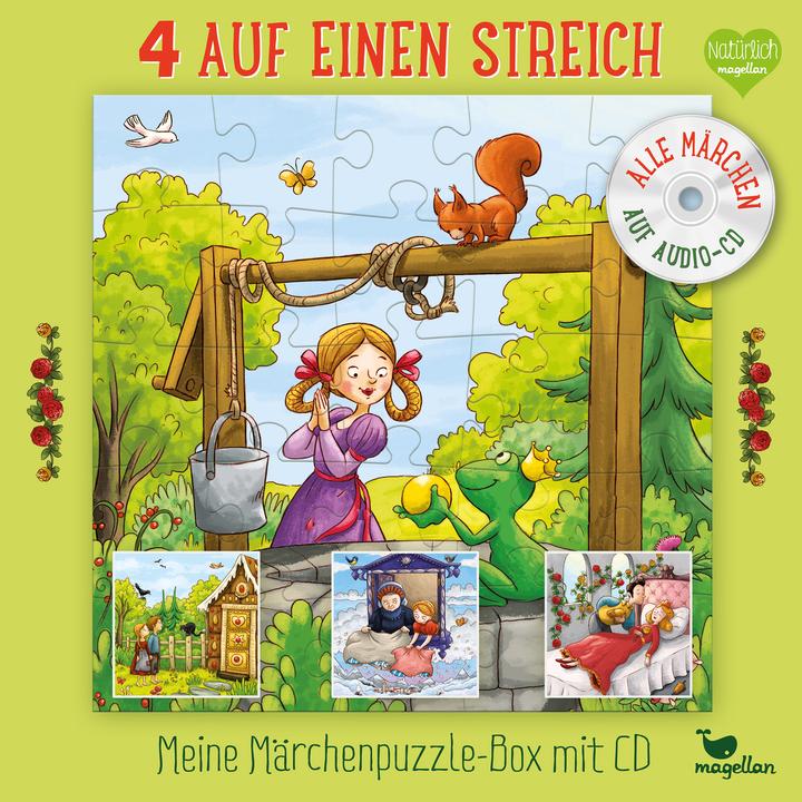 Produktbild 4 auf einen Streich - Meine Märchenpuzzle-Box mit CD (25 Teile)