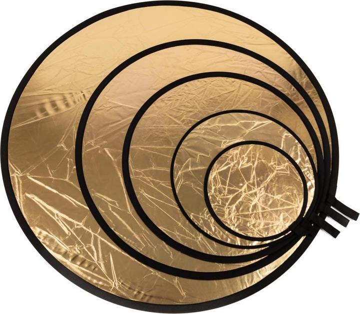 Actual product image Caruba Reflectiescherm 2 in 1 Goud & Zilver 110cm