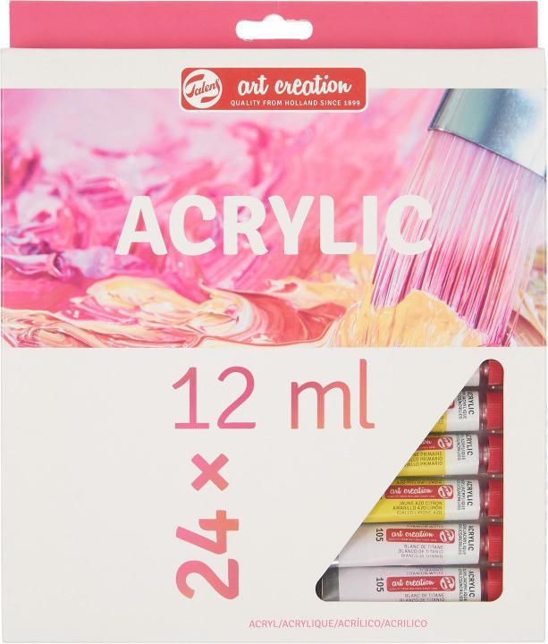 Image du produit Talens Kit de peinture acrylique 24x12ml (Multicolore, 12 ml)