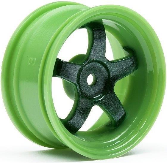 Actual product image HPI Work Meister S1 Wheel Green (9mm Offset/2pcs)