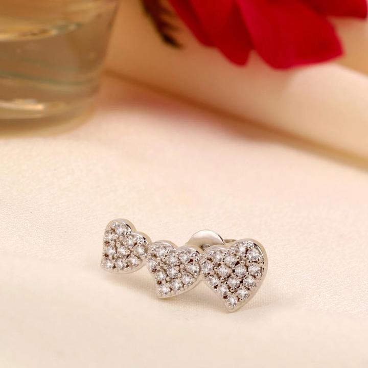 Produktbild La Petite Story Exigo Hearts Ohrstecker (Messing)