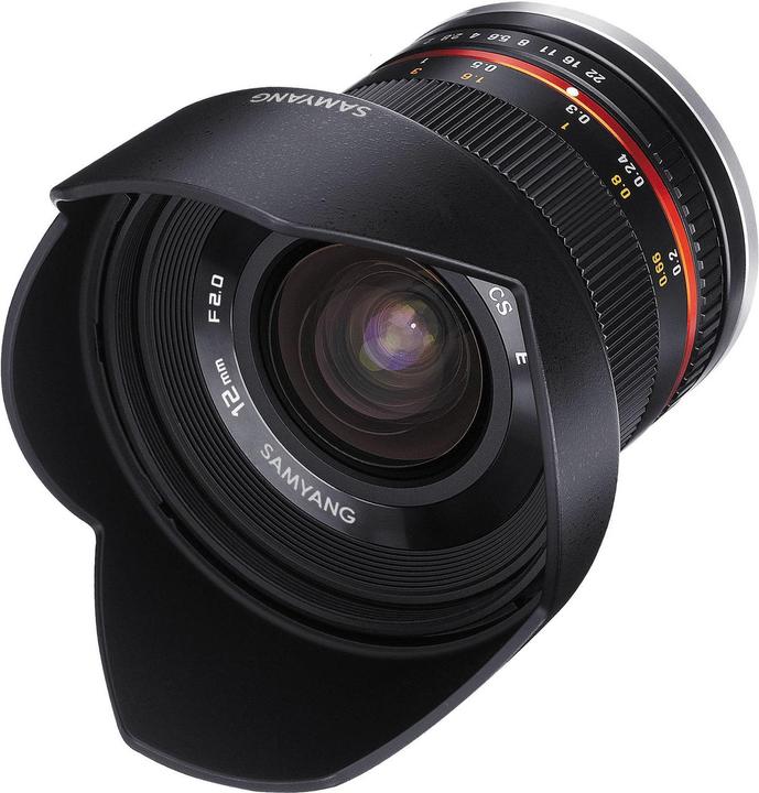 Produktbild Samyang 12mm f/2.0 NCS CS, Canon M (Canon EF-M, APS-C / DX)