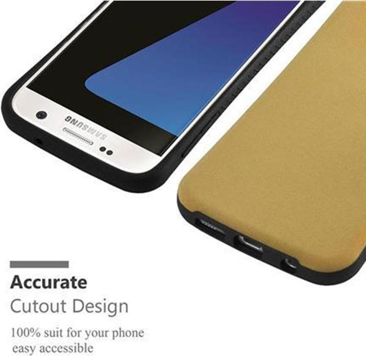 Actual product image Cadorabo Hard Cover Hybrid Rubberized (Samsung Galaxy S7)