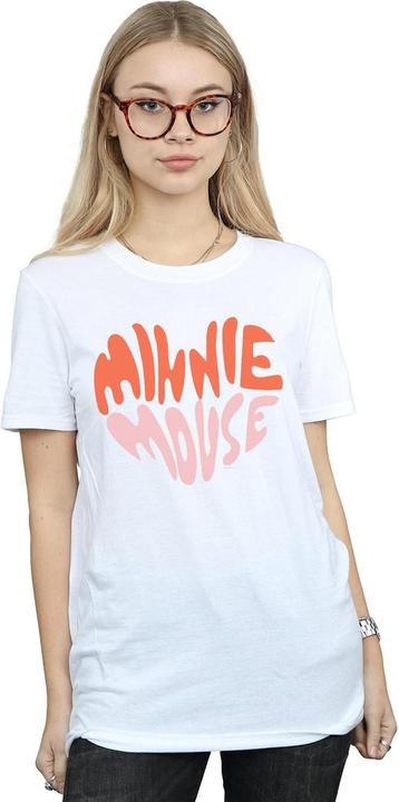 Immagine prodotto Disney Minnie Mouse Heart Shaped Maglietta Ampia Donna (M)