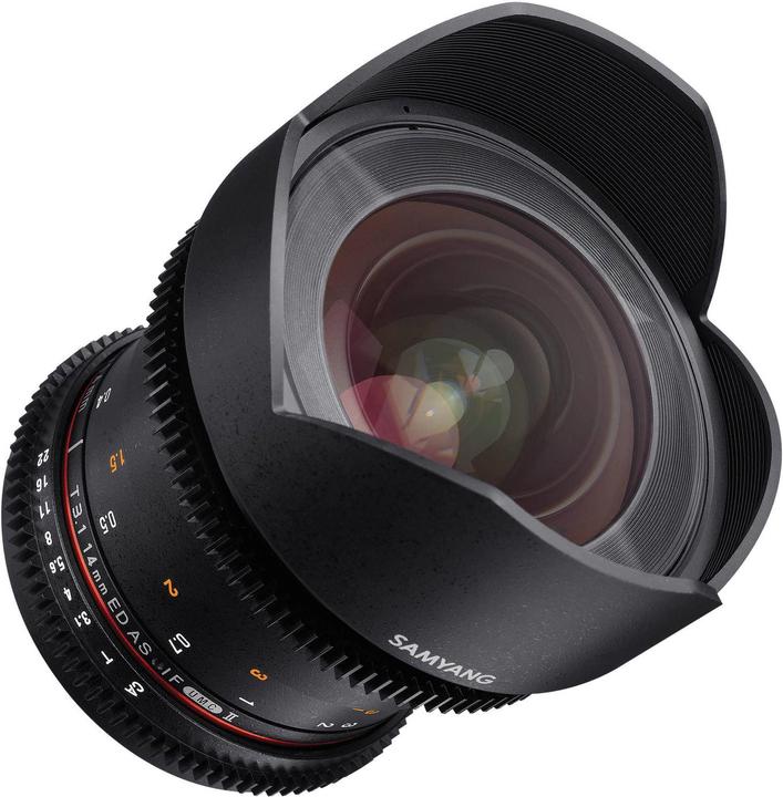 Actual product image Samyang 14mm T3.1 VDSLR II Nikon (Nikon F, full size)