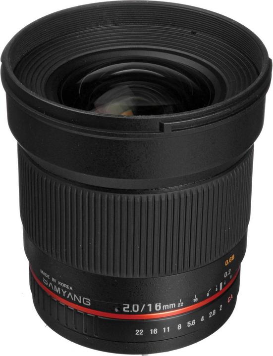 Actual product image Samyang 16mm F2.0 Pentax (Pentax K, APS-C / DX)