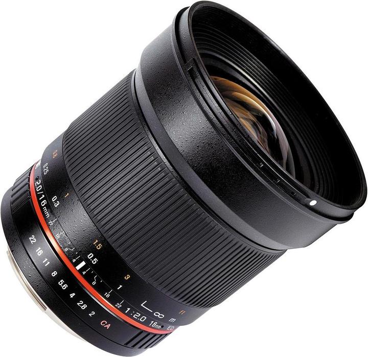 Actual product image Samyang 16mm F2.0 Pentax (Pentax K, APS-C / DX)
