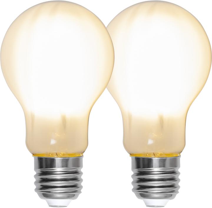 Immagine prodotto Star Trading Lampada LED E27 smerigliata Duo Pack (E27, 7 W, 806 lm, F)
