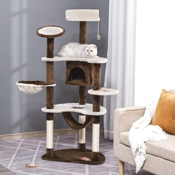 Actual product image Jamb Kratzbaum (153 cm, Cream-coffee brown)