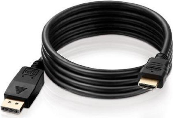 Actual product image HDgear DisplayPort — HDMI (Typ A) (5 m, DisplayPort, HDMI)