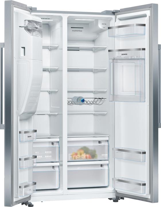 Actual product image Siemens iQ500, Amerikanischer Side by Side, 178.7 x 90.8 cm, Edelstahl antiFingerprint, KA93GAIDP (560 l)