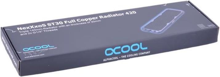 Actual product image Alphacool NexXxoS ST30 Full Copper 420mm (140 mm)