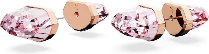 Actual product image Swarovski Lucent Stud Earrings Pink Rose Gold (Swarovski Metal)