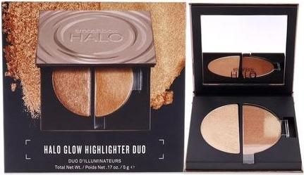 Actual product image Smashbox Halo Glow Highlighter Duo Golden Pearl 0.17oz 5g (Golden pearl, Highlighter, 4.82 g)