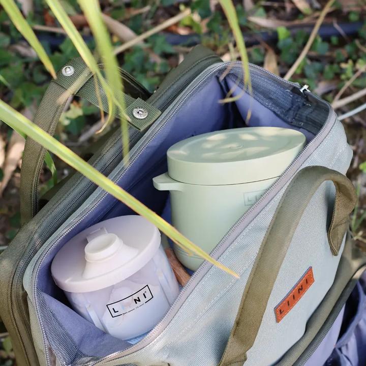 Actual product image Liini Changing rucksack olive rPET
