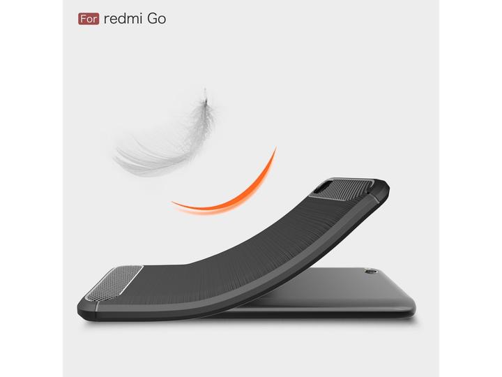 Actual product image Screenguard Xiaomi Redmi Go Cover Carbon Brushed Soft TPU (Xiaomi Redmi Go)