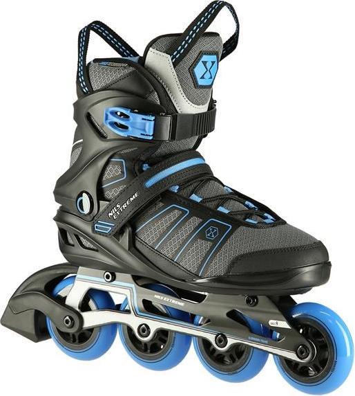 Produktbild Nils Rollschuhe NA14217 Schwarz-Blau GRÖSSE 42 INLINE-SKATES EXTREME (42)