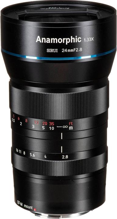 Actual product image Sirui 24mm Anamorphic, Canon EF-M Mount (Canon EF-M, APS-C / DX)