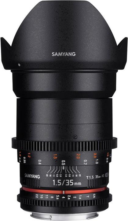 Actual product image Samyang 35mm T1.5 VDSLR II MFT (Micro Four Thirds, full size, APS-C / DX)
