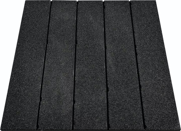 Image du produit Stockz Sol en caoutchouc "Outdoor Tiles Black" 100x100cm (3 cm)