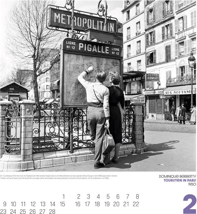 Actual product image Paris, mon amour Kalender 2026 (48 x 54 cm, Hardcover, German)