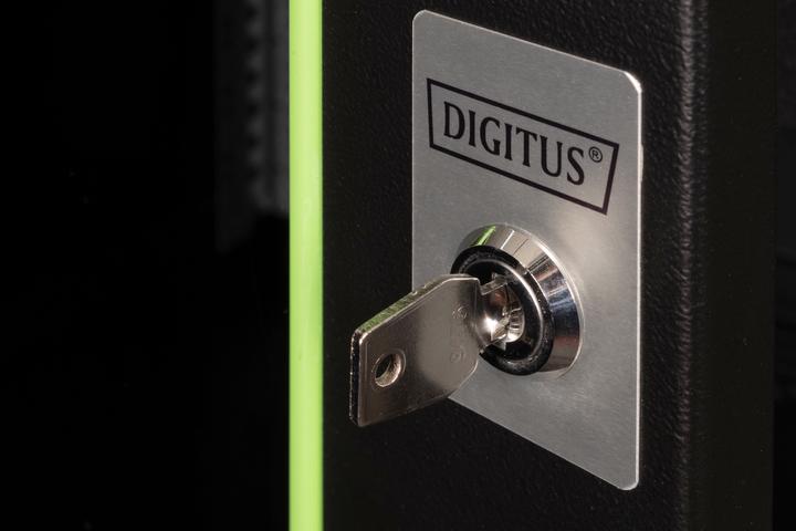 Actual product image Digitus Wall Mounting Cabinet Unique Series - 600x600 mm (WxD) (16 RU, 19 inch rack)