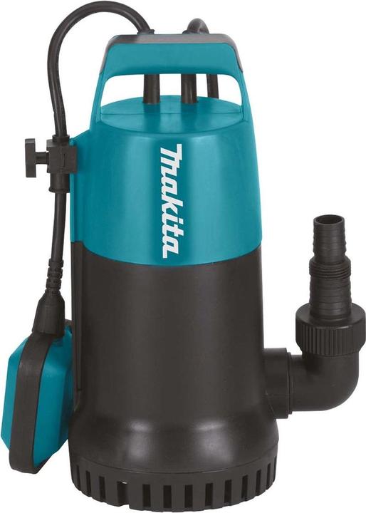 Makita PF0800 Blau/Schwarz Klarwassertauchpumpe (Durchlaufpumpe)