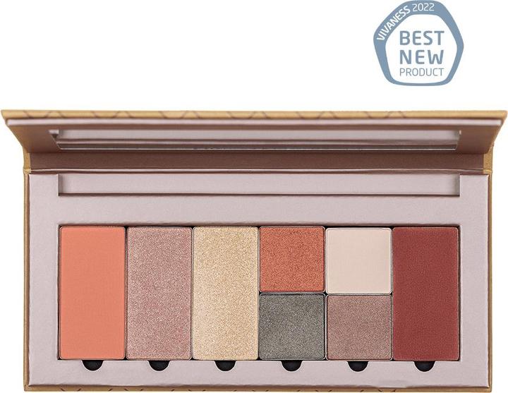 Actual product image Benecos BIO Palette Large Florence - 18g - Beauty ID (Bright Woods, Matt Desert, Muddy Olive, Rusty Copper, Tuscany Please)