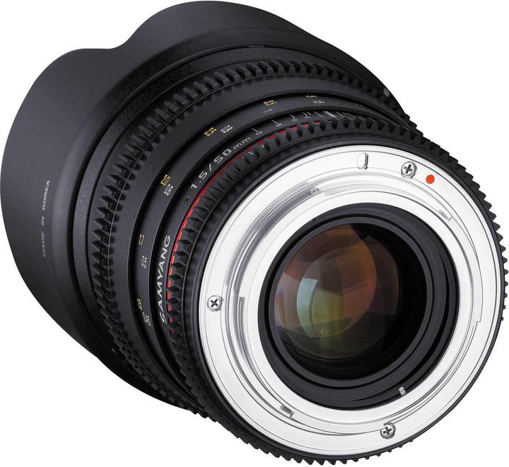 Image du produit Samyang 50mm T1.5 VDSLR Canon M (Canon EF-M, Plein format)