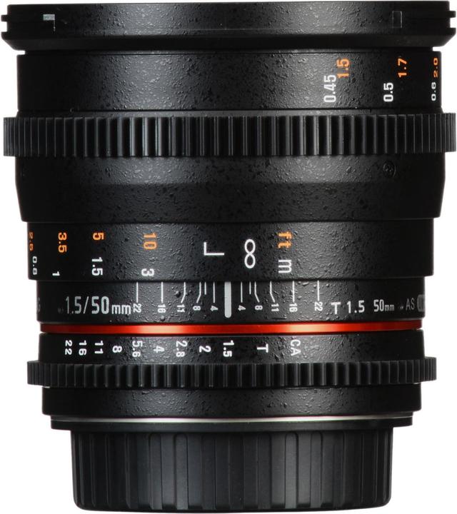 Image du produit Samyang 50mm T1.5 VDSLR Canon M (Canon EF-M, Plein format)