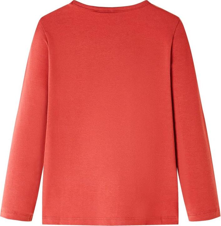 Produktbild VidaXL Kinder-Langarmshirt Dunkelrot 140,Material: 95 % Baumwolle (140)
